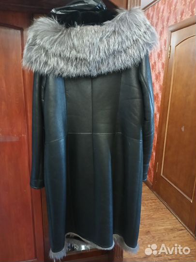 Дубленка женская 58р