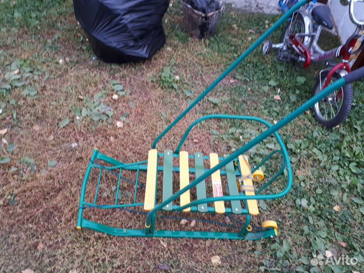 Детские санки с колесами