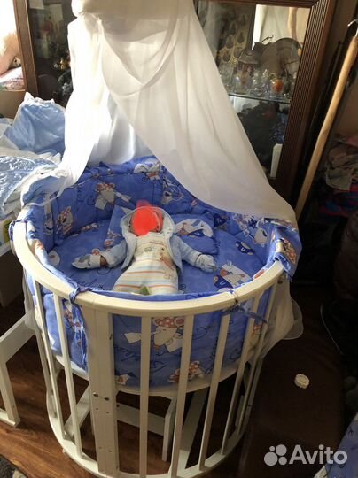 Комплект в круглую кровать