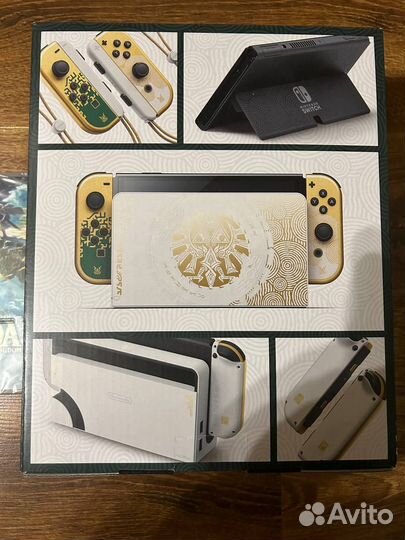 Nintendo switch oled Zelda limited edition + игра