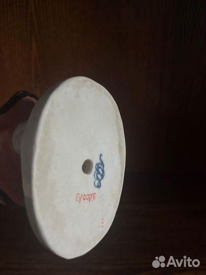 Фарфоровая статуэтка якутка с цветком лфз