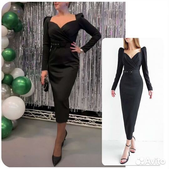 Эффектное вечернее платье