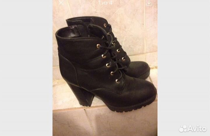 Ботильоны Ботинки женские кожаные р 38