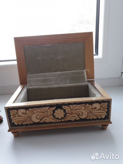 Шкатулка для украшений дерево