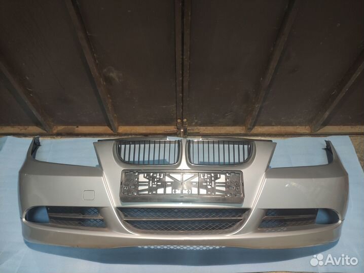 Бампер передний BMW 3 E90 E91 в сборе серый
