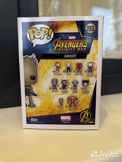 Funko pop marvel Groot 293