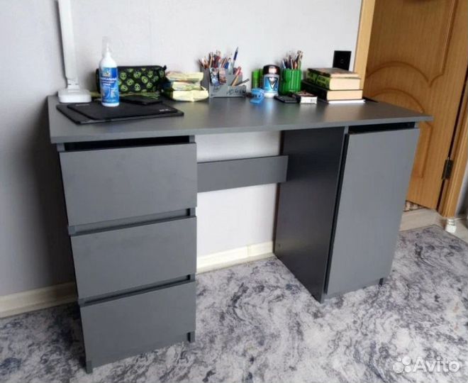 Стол письменный Денвер 1.2 м. Графит