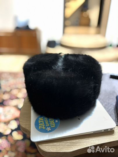 Мужская шапка норковая крашеная