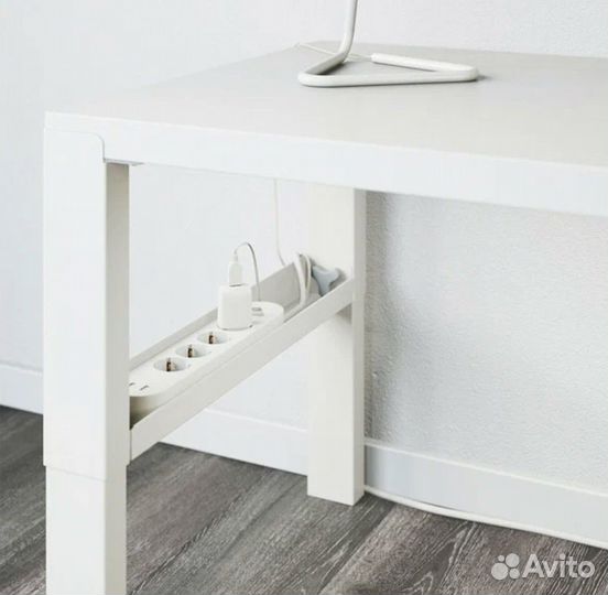 Стол детский письменный растущий IKEA поль белый
