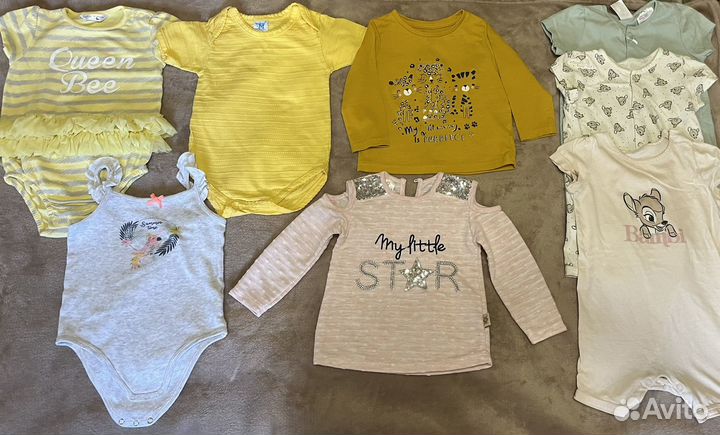 Вещи пакетом на девочку 74