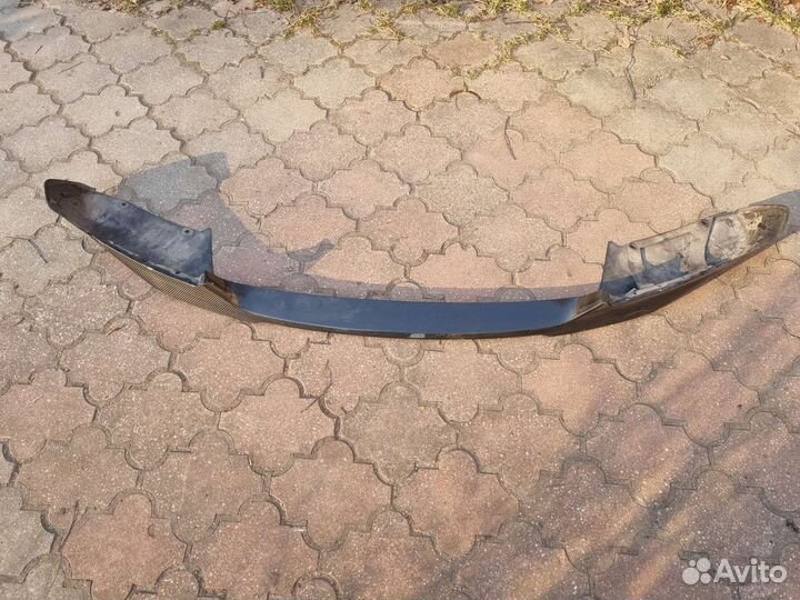 Накладка переднего бампера карбон bmw x6 f16