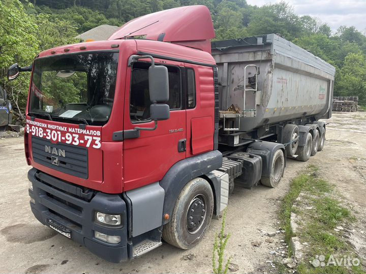 MAN TGA 18.480 с прицепом, 2008