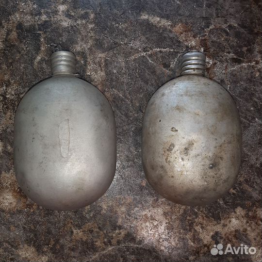 Фляжка алюминиевая