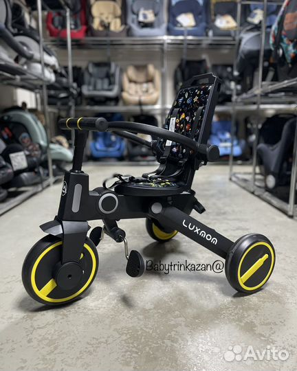 Трехколесный велосипед luxmom 368 складной