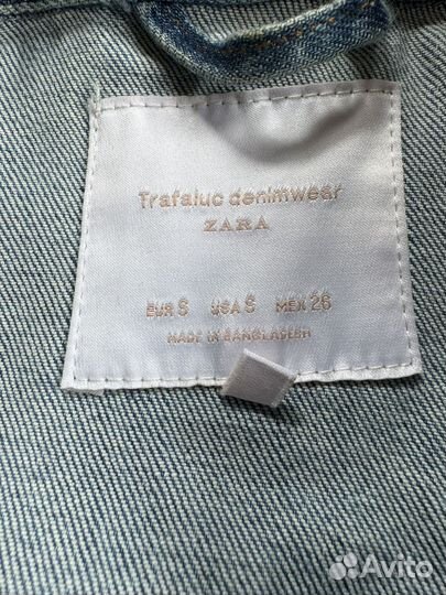 Джинсы куртка женская Zara, размер S