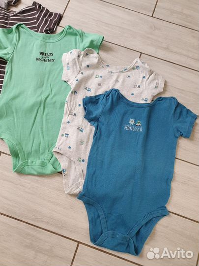 Боди carters 24 для мальчика 92