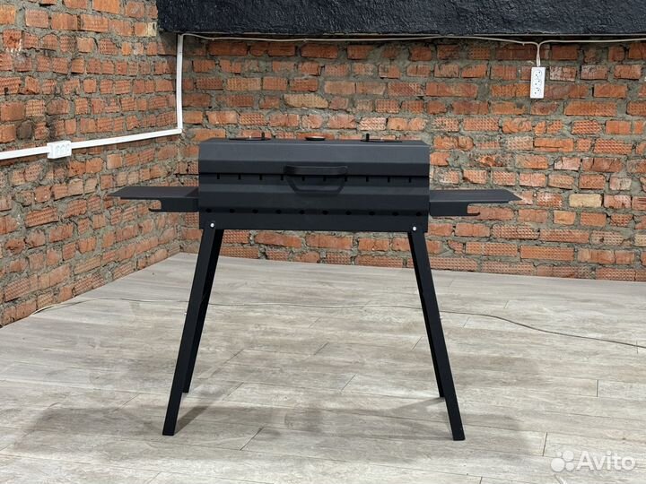 Мангал с крышкой барбекю новый