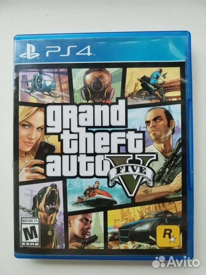 Диски игры для ps4 gta 5