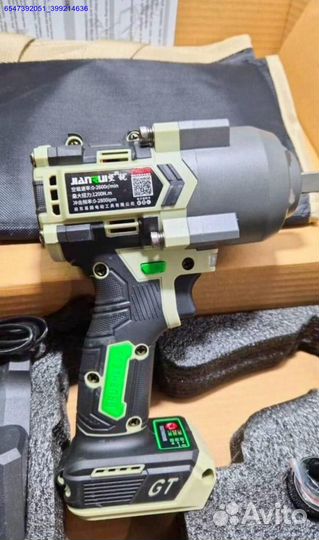 Аккумуляторный гайковерт JianRui 1280 оригинал (Арт.58262)