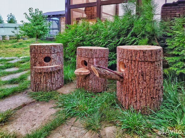 Бельчатники, дуплянки, скворечники, домики