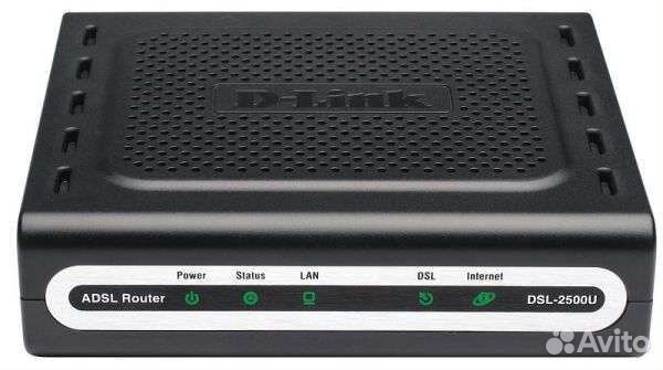 Интернет маршрутизатор adsl 2+ D-Link DSL-2500U