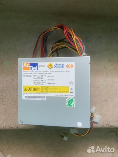 Блок питания для пк AcBel ATX12V 400w
