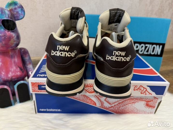 Р48,49 New Balance 574 Classic кожаные кроссовки