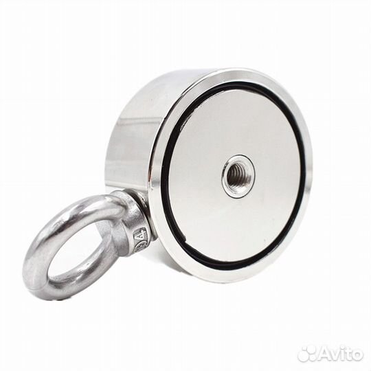 Поисковый магнит D75x25mm 150kg*2, новый