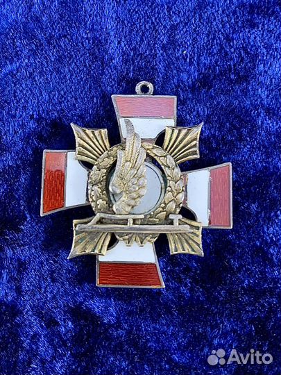 Спортивный жетон конькобежцев Латвия 20-30е гг