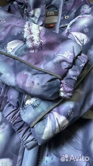 Теплые вещи пакетом доя девочки 104-110