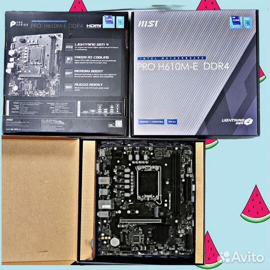 Материнская плата MSI microatxlga1700 pciexpress4