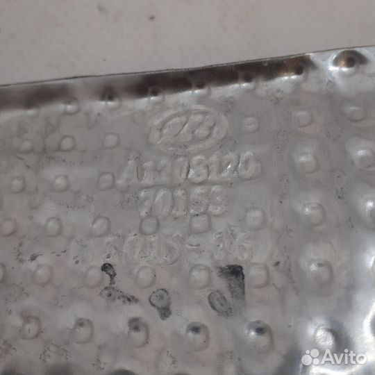 Защита тепловая глушителя пер lifan X70