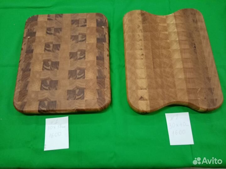 Торцевая разделочная доска из дуба