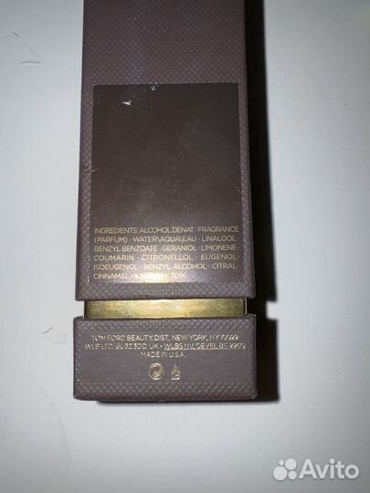 Tom ford tobacco vanille 50ml оригинал