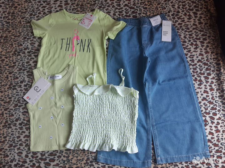 Вещи пакетом для девочки 116 122