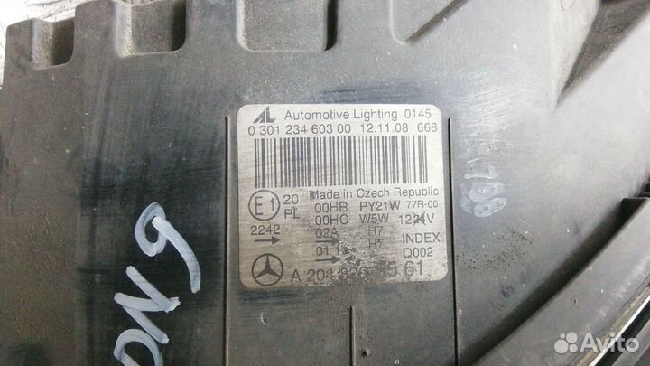 Фара левая Mercedes-Benz C-Class