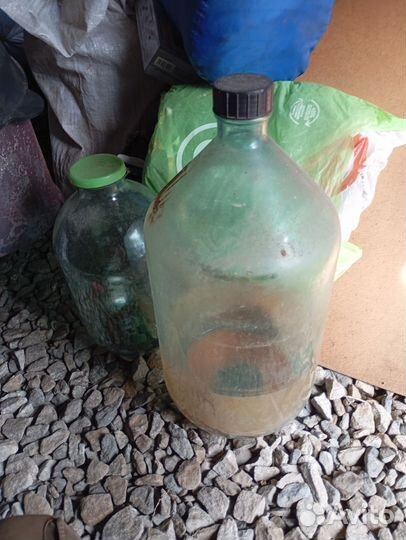 Бутыль стеклянная