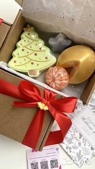 Бомбочки для ванны «Ёлочка» новогодний подарок