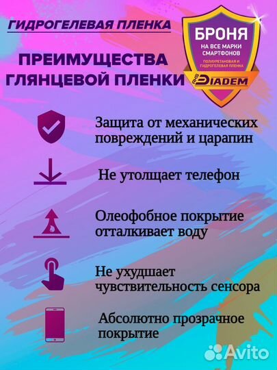 Бронепленка оборот 360* Apple, Samsung, Xaomi