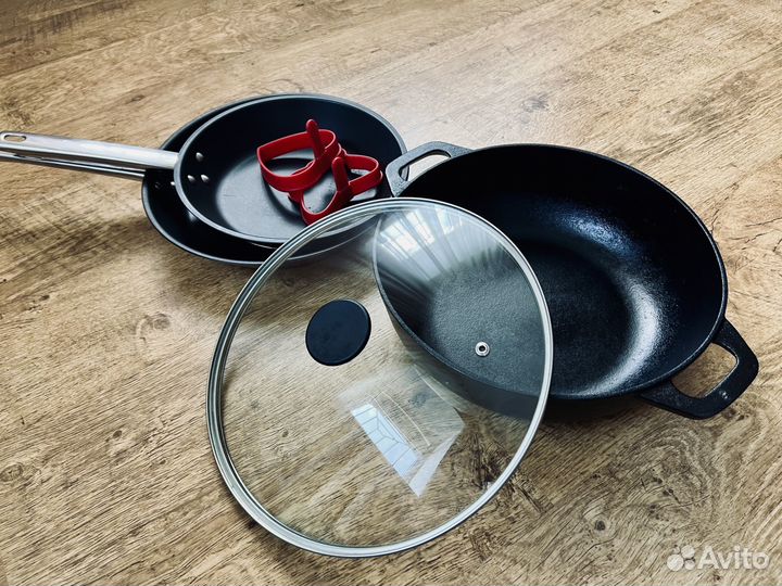 Сковороды икеа IKEA и чугунный вок