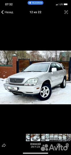 Lexus RX 3.0 AT, 2001, 220 382 км