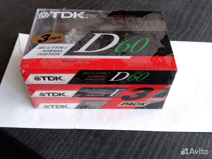 Аудиокассеты новые запечатанные tdk