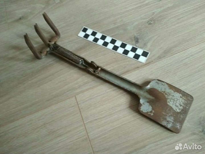 Мотыга-грабли складные ручная СССР, редкий экземпл