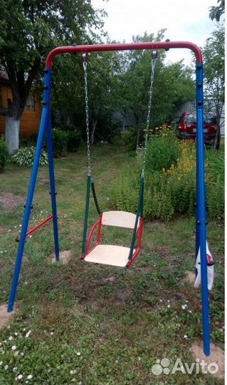 Уличные детские качели серии «юный атлет»