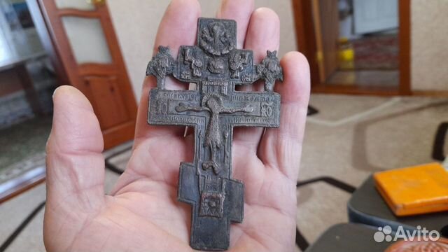 Старинный крест распятие