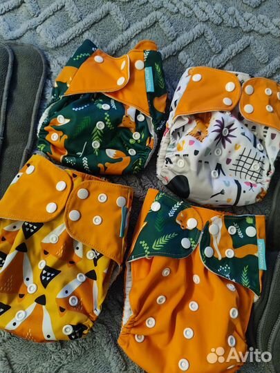 Набор многоразовых подгузников с вкладышами