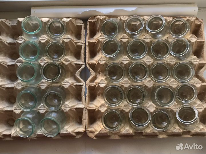Медицинские банки СССР стеклянные