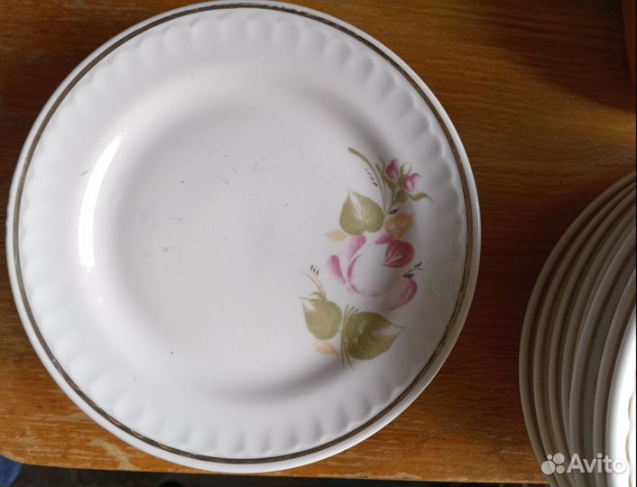 Тарелки Прокопьевский фарфоровый завод