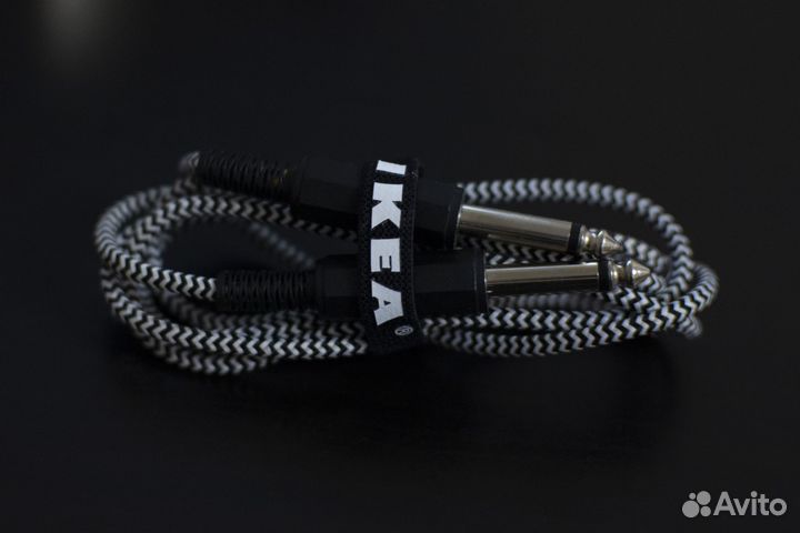 Инструментальный кабель в оплётке 135см