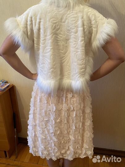 Вечернее платье розовое 42-44